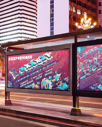 Shelter Window Advertising